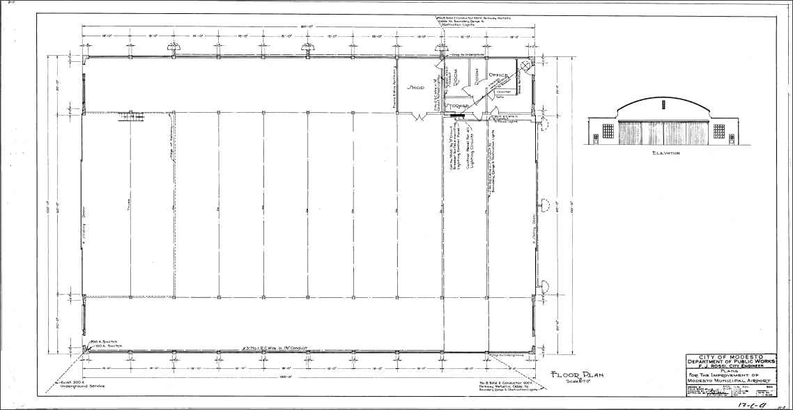 Hangar #1, Modesto City Airport